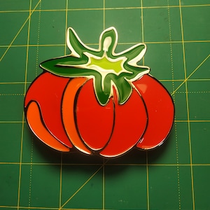 Tomato Belt Buckle: Novelty Metal Belt Fitting (38-40mm)