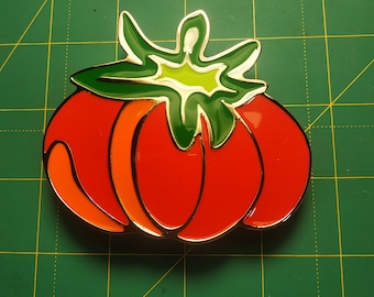 Tomato Belt Buckle: Novelty Metal Belt Fitting (38-40mm)
