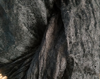 Seda para fieltrar Nuno y arte textil, tela teñida a mano, S001