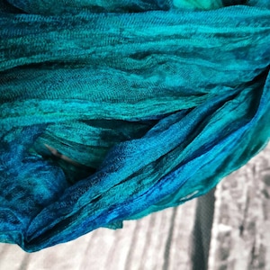 Margilan Silk Scrim: 100% Silk Fabric for Felting & Dyeing (3 meters) S214