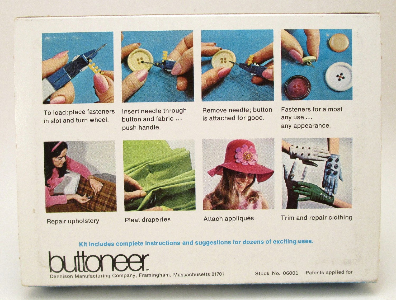 Buttoneer Safety Sealed Needles