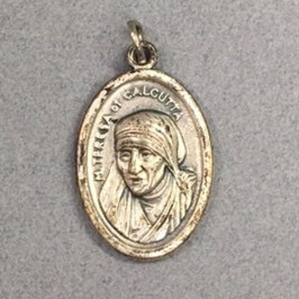 Mother Teresa Calcutta Medal Doubters Missionaries Charity Vintage Catholic Gift