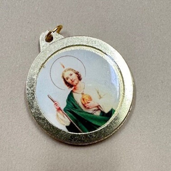 St Jude Medal Relic Hopeless Causes Lost Cases Despair Apostle Vintage Catholic Gifts