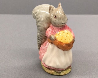 Beatrix Potter Figurine Squirrel Goody Tiptoes Figure Collectible Animal Figures BP3b Pie Peter Rabbit Childrens Books