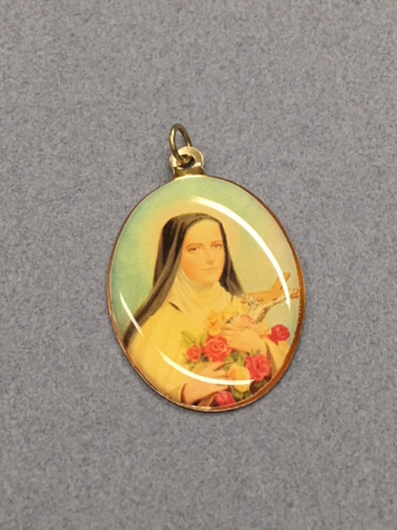 St Therese Pendant Saint Theresa Icon Catholic The Image 0
