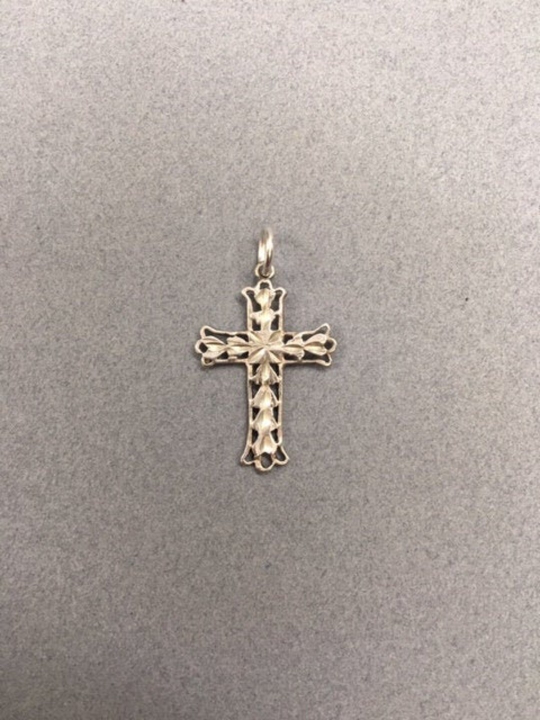 Sterling Cross Pendant Silver Decorative Cut See Through 925 - Etsy