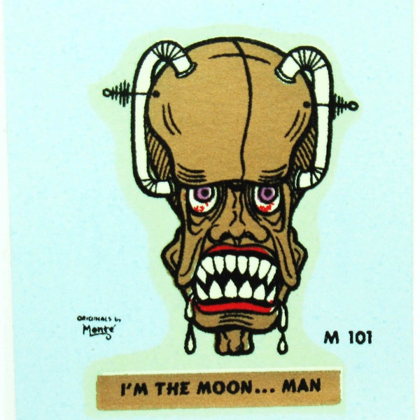 Rat Fink Water Slide Decals by Monte I'm the Moon Man Pop Culture FindingMainevintage