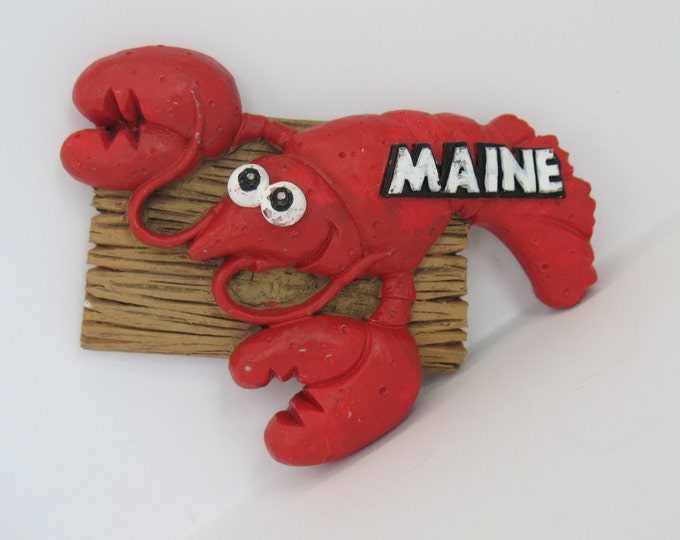 Lobster Maine Refrigerator Maine Souvenir Etsy