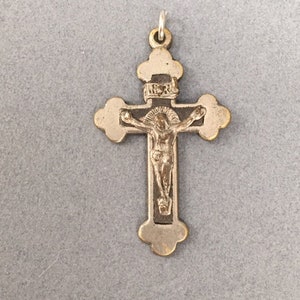 Christ Crucifix Cross Rosary Religious Vintage Catholic Gift