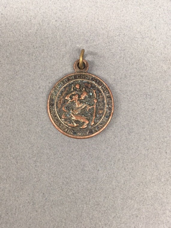 Old st christopher medal deals