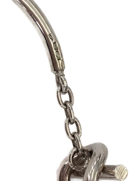 Buckle Bracelet Loop Belt Silver Toggle Modern Vi… - image 9