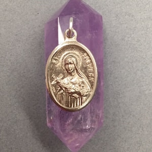 St Theresa Medal The Little Flower Catholic Sacred Heart Carmelite Nun Catholic Jewelry Supply