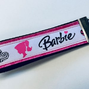 Handmade Barbie Keychain Wristlet