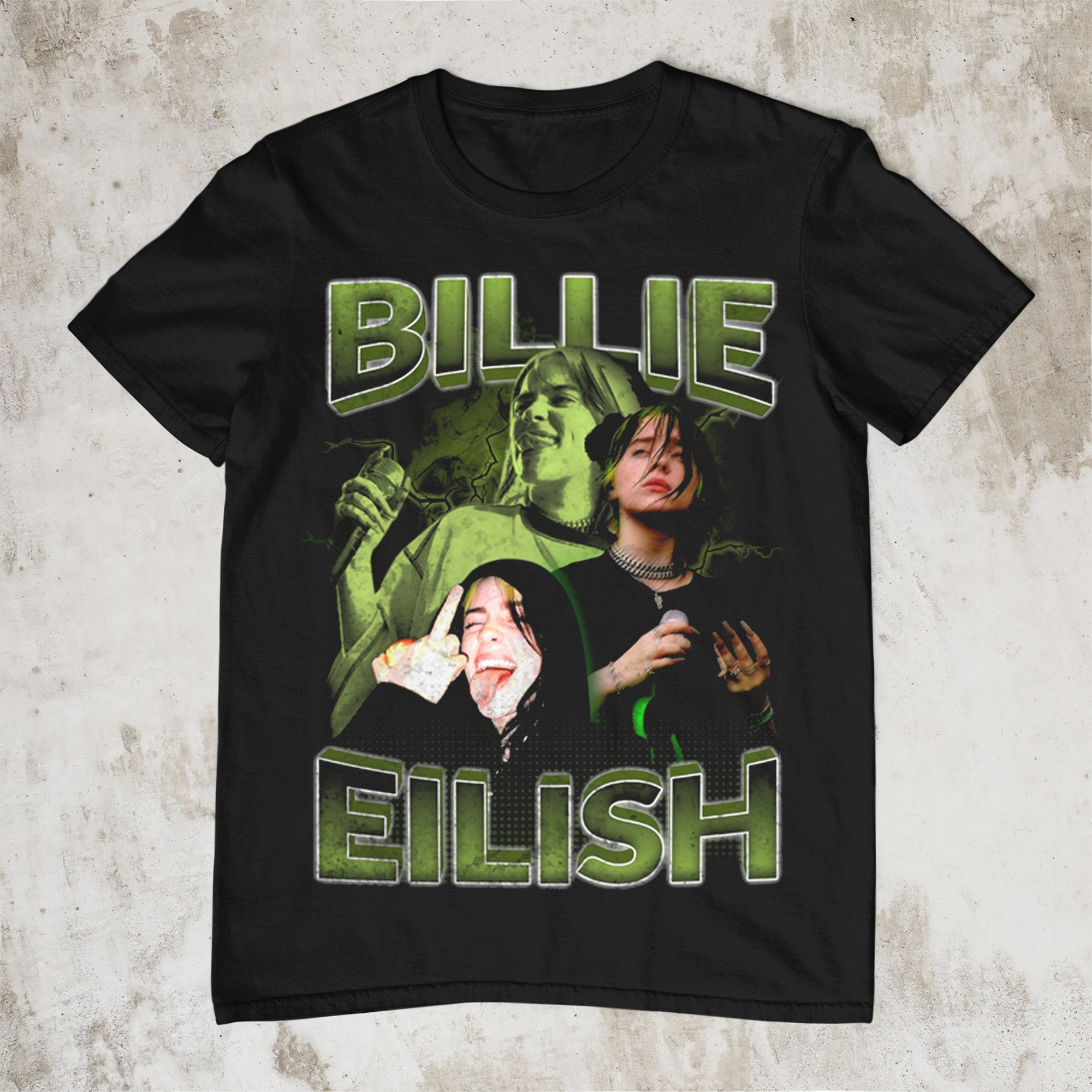 90s Vintage Style Billie Eilish Bootleg Rap, Best artist of the year, Billie Eilish Vintage Shirt, Classic Music Shirt, Throwback Artist Tee