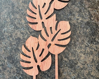 Monstera plant trellis svg file