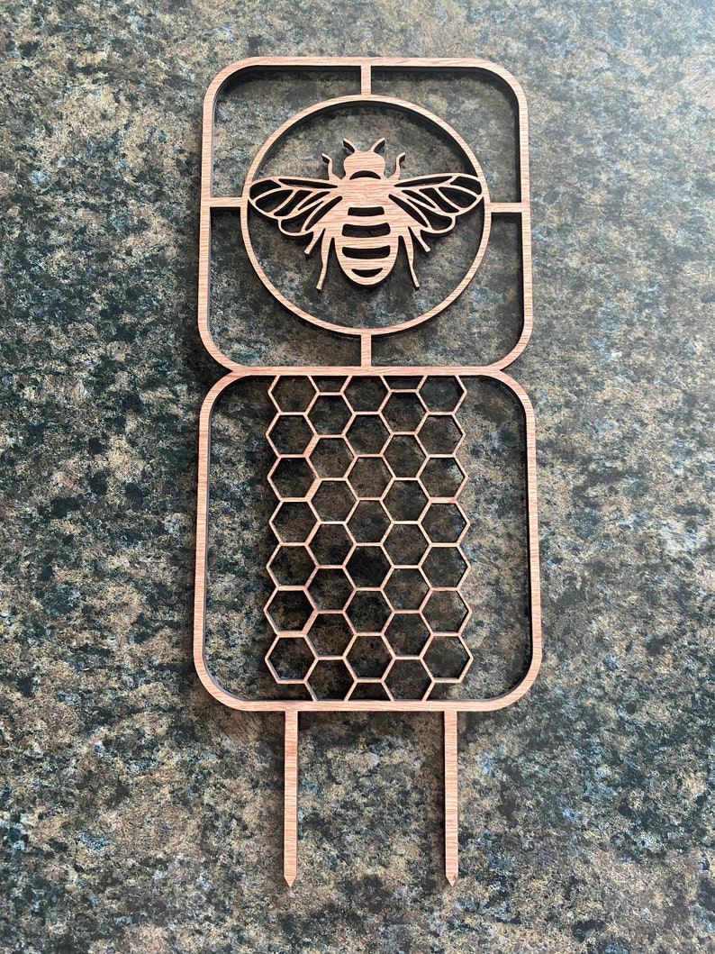 Square Bee Trellis File Etsy