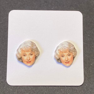 Golden Girls Earrings - Dorothy - Funny Earrings - Gifts for Her - Pop Culture Gifts - Funny Gifts - Stud Earrings - Quirky Earrings