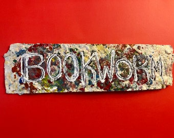 The Great Gatsby Bookworm Handmade Quote Bookmark