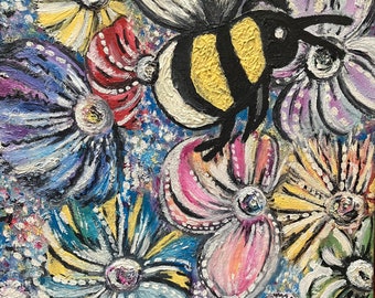 Sting Like A Bee (Float Like A Butterfly) Original Fine Art