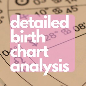 Detailed Birth Chart Reading, Astrology Reading, Astrology Chart