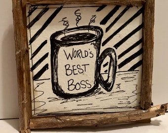 Worlds Best Boss Mug Magnet The Office Michael Scott