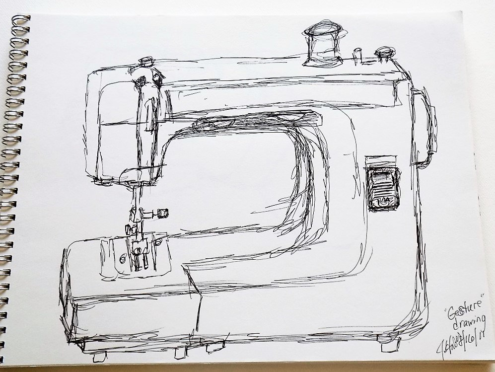 How to Draw Tailoring Machine Drawing  YouTube