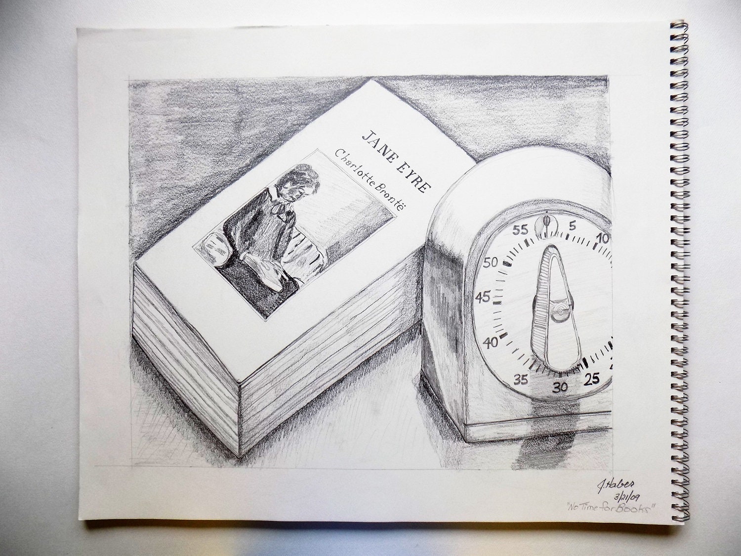 Original Pencil Drawing Graphite Drawing Art Book Art Etsy