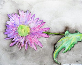 Original Watercolor Flower, Flower Painting, Watercolor Painting