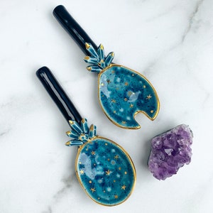 Crystal Salad Servers, Mother's Day Gift, Hostess Gift, Crystal Ceramics, Modern Mud