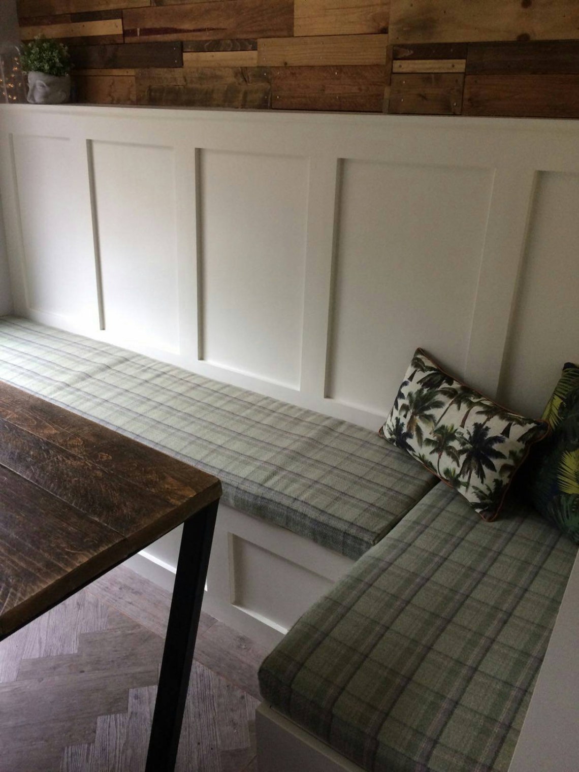 Custom Bench Cushion, Boxed Bench Pad, Dining Bench Cushion, Made to ...