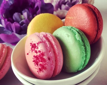 French Macarons: 36 Piece Assorted Flavors