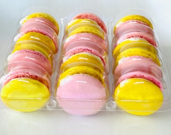 Cotton Candy French Macarons - 6.12 or 24 - French Cotton Candy