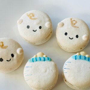 Baby Boy or Girl Set Macarons