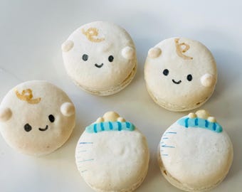 Baby Boy or Girl Set Macarons