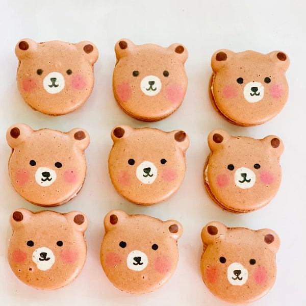 Teddy Bear Macarons