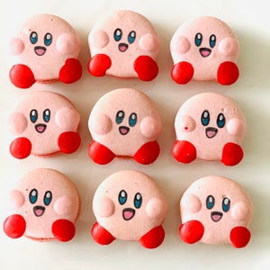 Kirby Inspired macarons D2