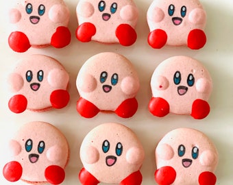 Kirby Inspired macarons D2