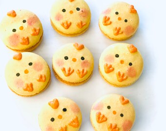 Baby Chick Macarons