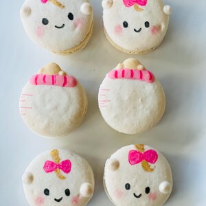 Baby Boy or Girl Set Macarons