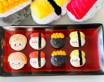 Sushi Inspired Macarons