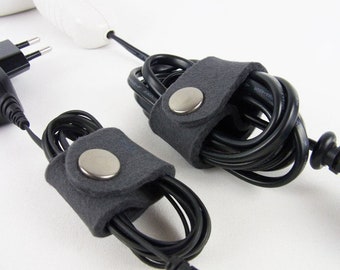 Cable holder cable tie set "dove grey" color selection