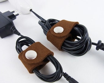 Cable holder cable tie set "Mocca" color choice