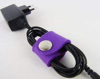 Cable holder small "Lavender" color selection (cable ties, cable clips, cable reels, cable winders)