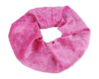 Hair tie made of velvet "pink" choice of colors (braid holder, braid elastic, hair accessories)