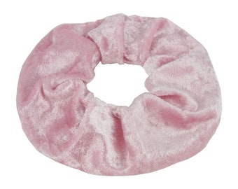 Hair tie made of velvet "pink" choice of colors (braid holder, braid elastic, hair accessories)