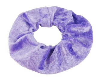Hair tie made of velvet "lilac" choice of colors (braid holder, braid elastic, hair accessories)
