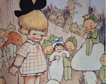 Mabel Lucie Attwell 'bunty and the Little Boos' UNMOUNTED Original