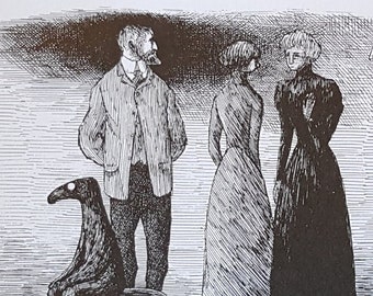 The Lost Lions by Edward Gorey - 1975 Diogenes Edition - Etsy