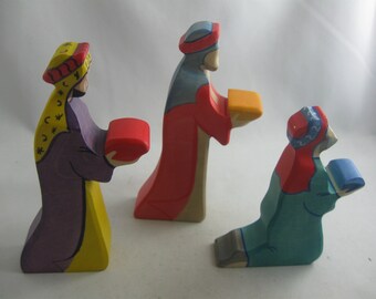 Old Christmas Crib Figures Etsy