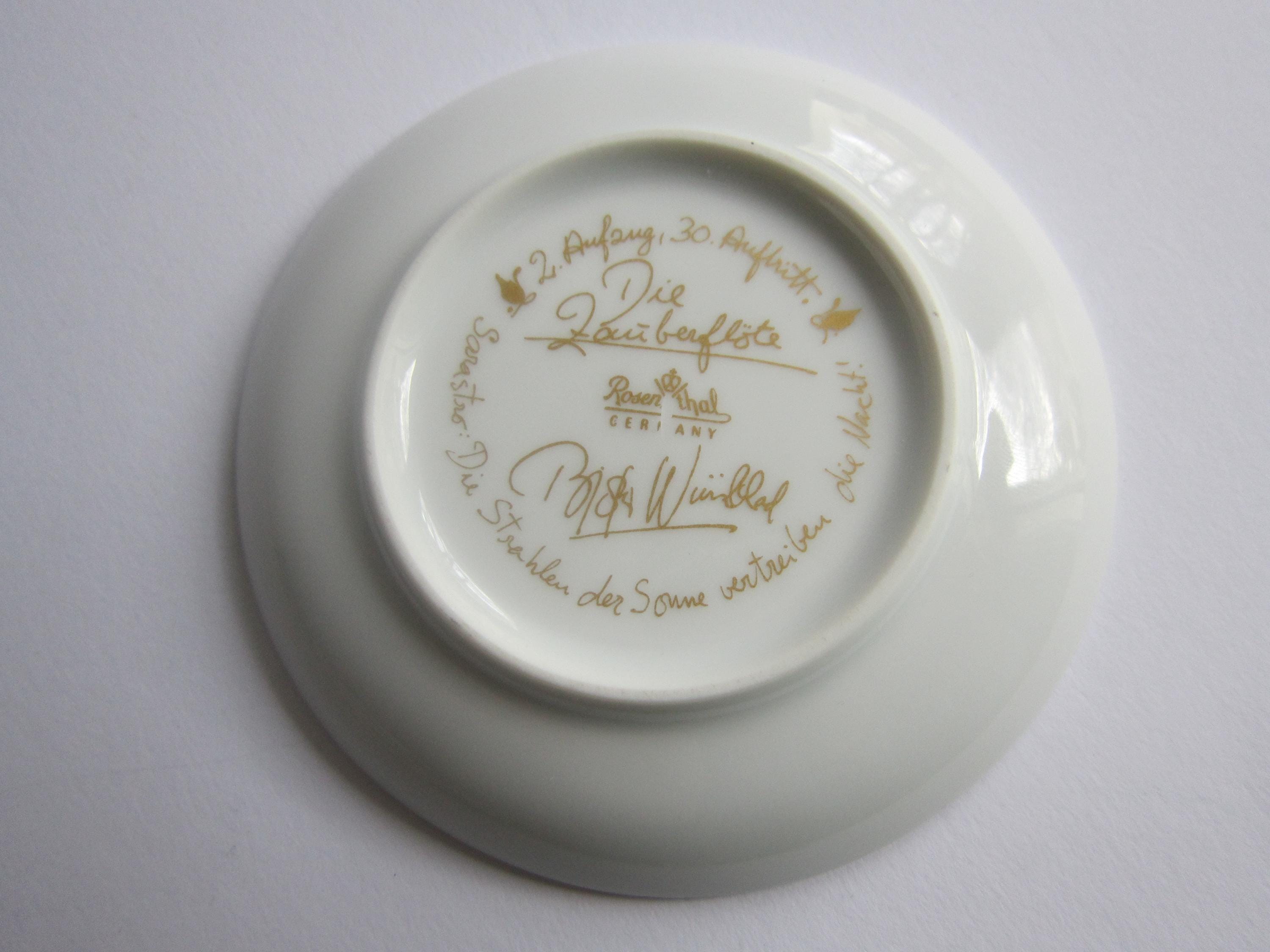 Zauberflöte Sarastro Paire bol bouillon